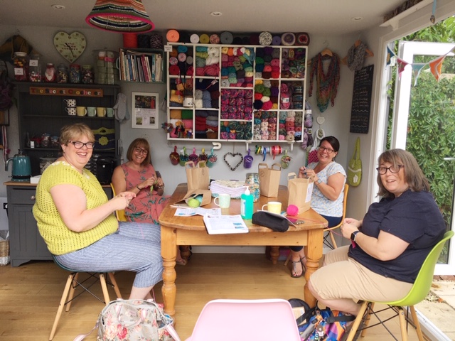 crochet workshops and social crochet events