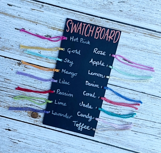 Reusable swatchboard